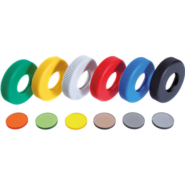 508 Nachrüstsatz farbiger Aufsteckringe mit auswechselbaren Farb-Filterscheiben